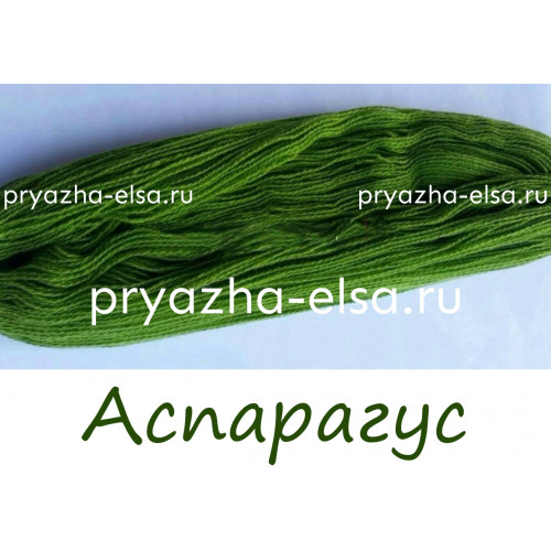 Акрил в пасмах, в два сложения цвет Аспарагус. Цена за 1 кг. - 410 рублей. 