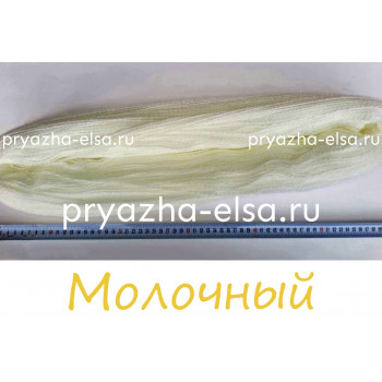 Акрил в пасмах, в два сложения цвет Молочный. Цена за 1 кг. - 410 рублей. 